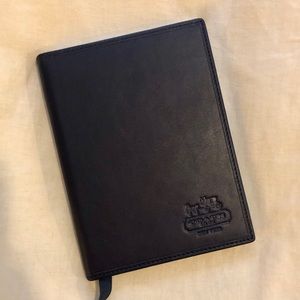 Coach Leather Notebook Journal